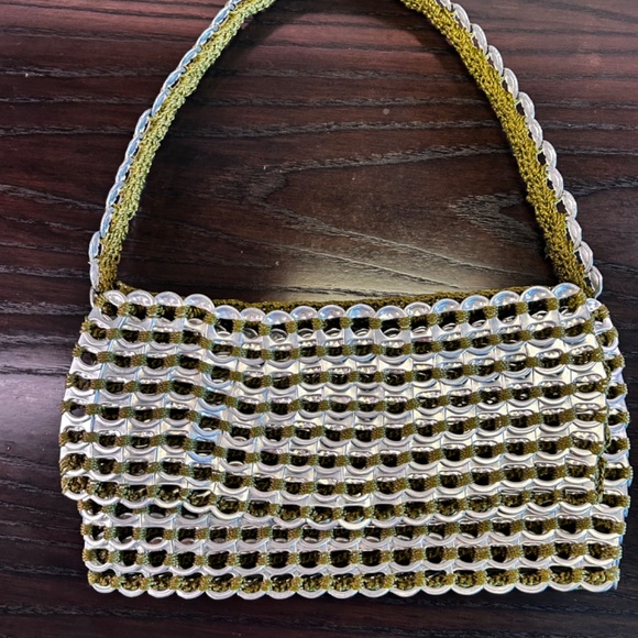 Escama Studio Francisca Flap Shoulder Pop Tab Bag (Olive Green) - Picture 1 of 8